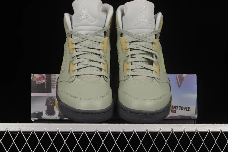 All Categories Air Jordan Jordan Series Basketball Shoes Air Jordan 5 Foreign Trade Version Air Jordan 5 "Jade Horizon" AJ5 Joe 5 Matcha Green DC7501-300